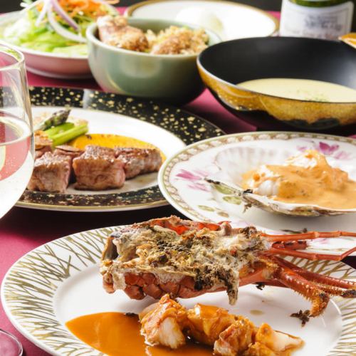 コース料理が充実
