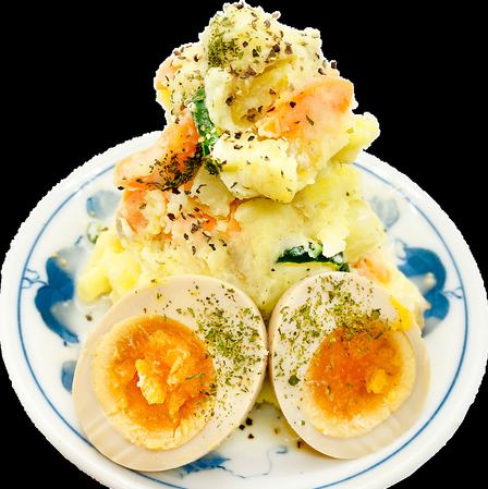 具沢山の満足メニュー！自家製ポテトサラダ