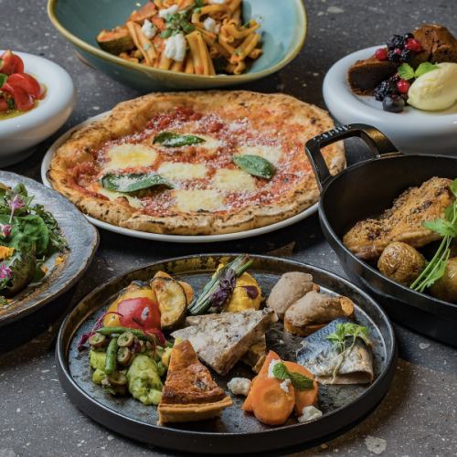Satisfy yourself with a colorful and diverse menu all at once★A menu that uses pizza and seasonal ingredients to satisfy both taste and appearance!