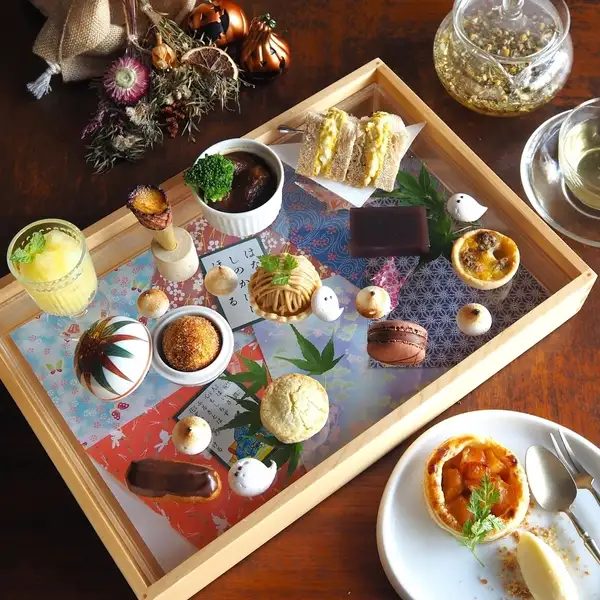 Seasonal afternoon tea♪