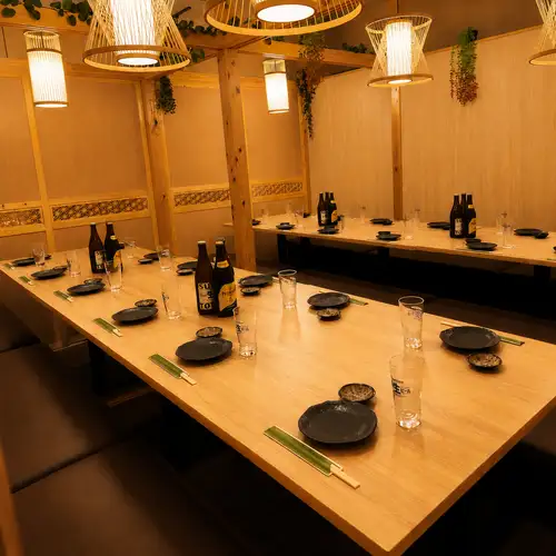 最大90名様対応の宴会個室