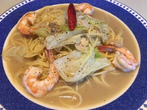 shrimp and cabbage