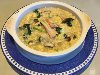 Japanese style risotto (with crab)