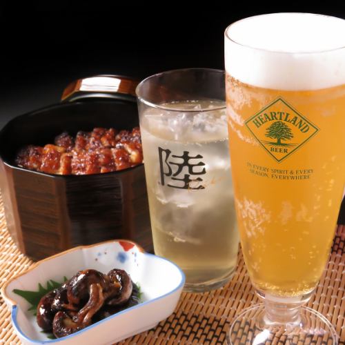 当店では生ビール「ハートランド」が飲めます◎