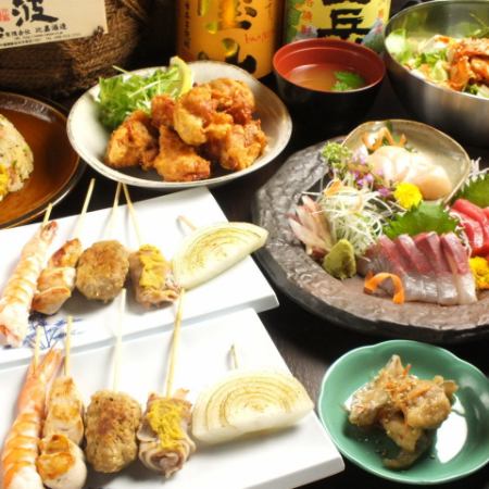 [.★120 minutes of all-you-can-drink included♪ Teppan Sakaba CANTARO ¥3500 course (6 dishes)★.】