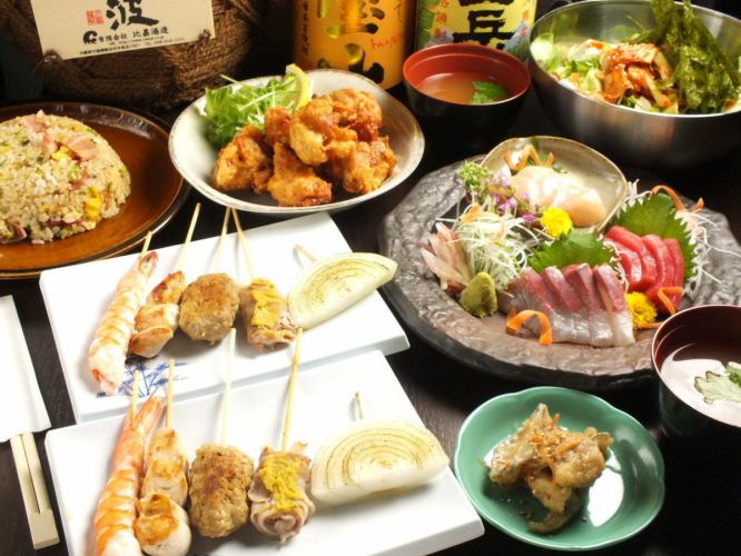 [.★120 minutes of all-you-can-drink included♪ Teppan Sakaba CANTARO ¥3500 course (6 dishes)★.】