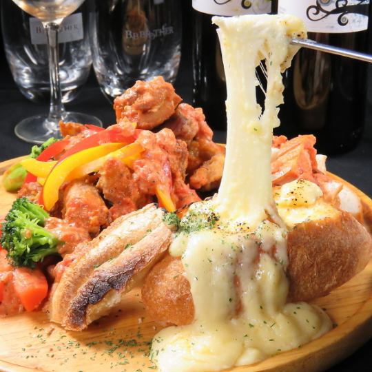 [Trending menu] 7 dishes including stretchy cheese paneer chicken, 120 minutes all-you-can-drink ◆ 3,980 yen