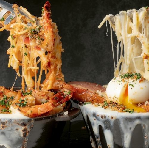 [BB BROTHER's New Signature Pasta] Volcano Pasta (2 Types: Shrimp and Tomato Sauce, Extra Large Bacon Carbonara)