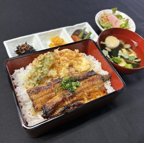 鰻海老天ぷら重