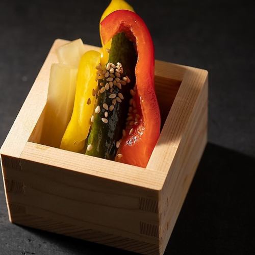 Homemade Japanese pickles