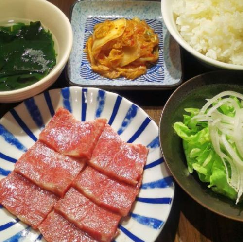 ロース定食