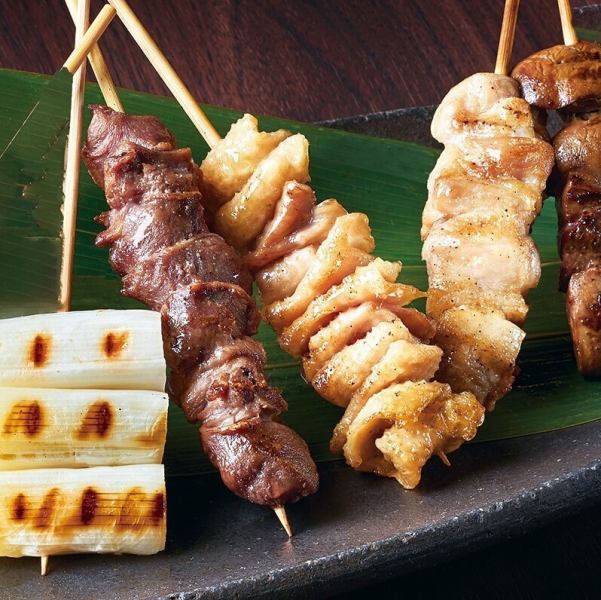 焼き鳥各種　※焼き鳥のご注文は2本より承ります