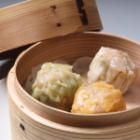 Three-color shumai (grilled dumplings)