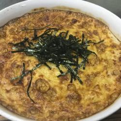 Yam natto gratin