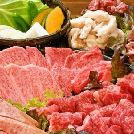 For welcoming and farewell parties ★ 2 hours all-you-can-drink included [Extra thick Miyazaki beef yakiniku course] *Fridays, Saturdays and before holidays 4,500 yen *Weekdays 4,000 yen