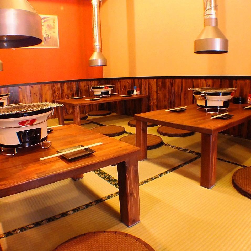 We have tatami tables available for up to 12 people! Perfect for small parties.