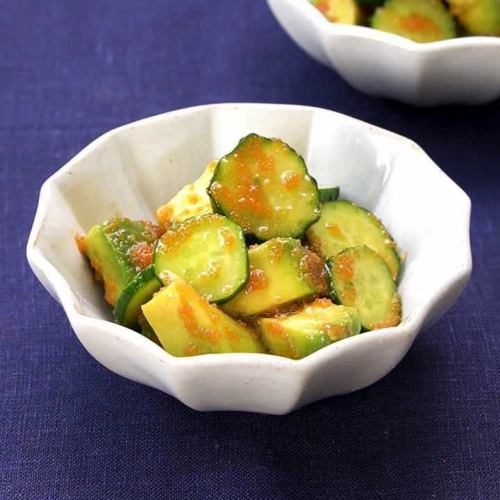 Seared salted sesame cucumber