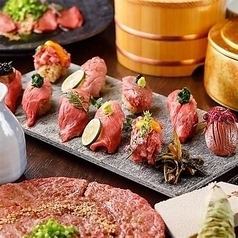 絶品の本格肉寿司、特製串やもも焼きなど多彩なお肉料理の数々♪