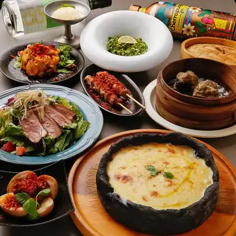 【ランチ】お昼限定！ぱとのシカゴピザランチコース◆全7品2480円（込）