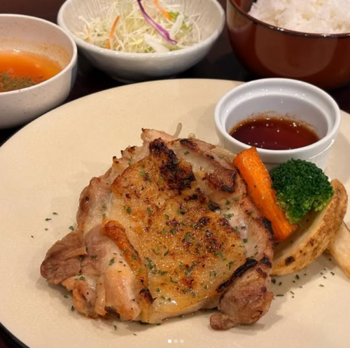 ボリューム満点のランチ