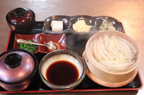 Ryukyu Masan Pork and Chinese Cabbage Millefeuille Steamed Set