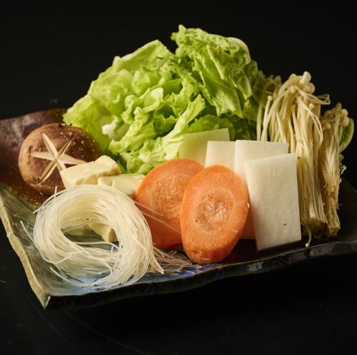 しゃぶしゃぶ野菜盛り