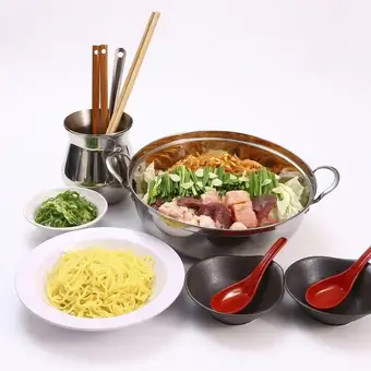 厳選ミックスもつ鍋コース (地鶏醤油・ゆず塩・うま辛チゲ)