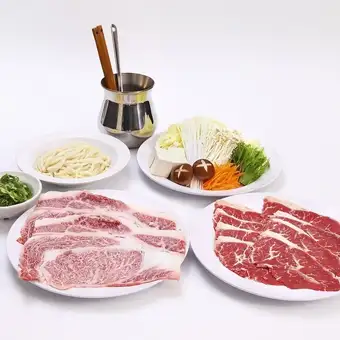 特上しゃぶしゃぶコース（昆布・地鶏醤油・ゆず塩）