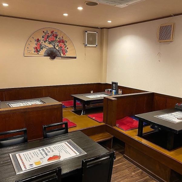 [Horigotatsu seats] [Can be reserved] [Banquet for up to 30 people] There are horigotatsu seats in the back of the store, which can be used by a large number of customers.We can accommodate up to 30 people, so please feel free to contact us!