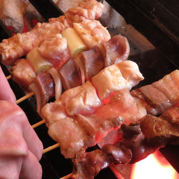 鮮度抜群のネタを使用した焼鳥♪日本酒・焼酎などとの相性も抜群◎