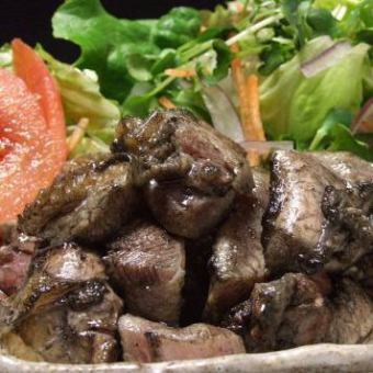 地鶏の炭火焼