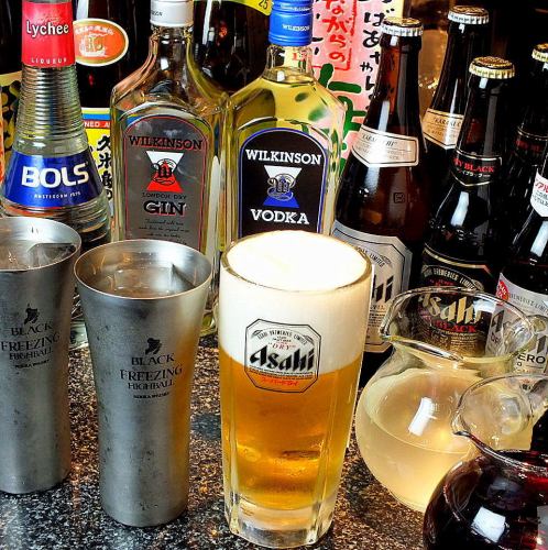 充実の飲み放題内容