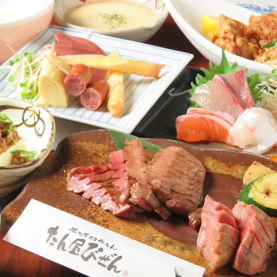 男性はもちろん女性にも大人気の牛たんを使用した絶品料理が豊富
