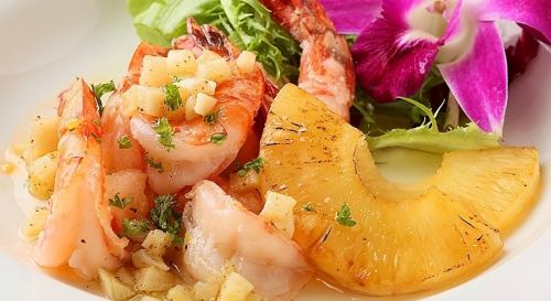 hawaiian garlic shrimp