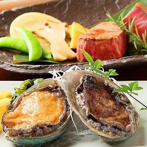 旬の食材を鉄板焼でご宴会