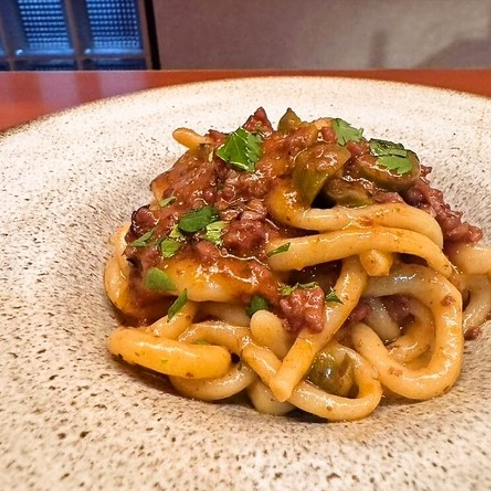 ◆ご来店の際は召し上がっていただきたい手打ちパスタ