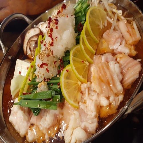 [Great for year-end parties too] Hakata specialty! Motsunabe with sleet!