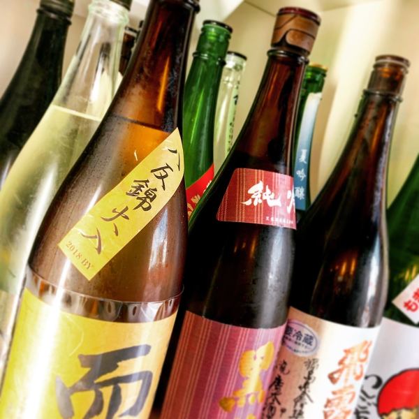 [Procured through unique routes] Carefully selected sake