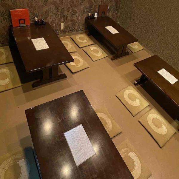 [Tatami room seating] This tatami room seating can accommodate up to 16 people.Feel free to use our facilities for welcoming and farewell parties, year-end and New Year parties, various banquets, class reunions, parties, and get-togethers with friends.