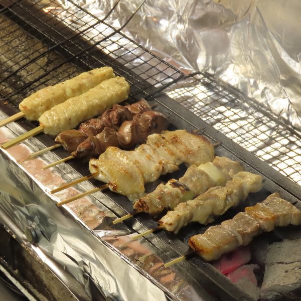 Everything from skewering to grilling is homemade! Yasu-chan's skewers◎Please enjoy our wide variety of skewers! [From 130 yen]