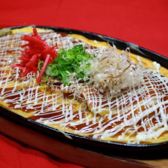 Tororona Tonpeiyaki (Okonomiyaki style)