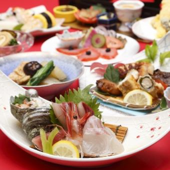 <Lunch and dinner OK!> [120 minutes all-you-can-drink included] Manyo course (8 dishes in total) 3,980 yen (tax included)