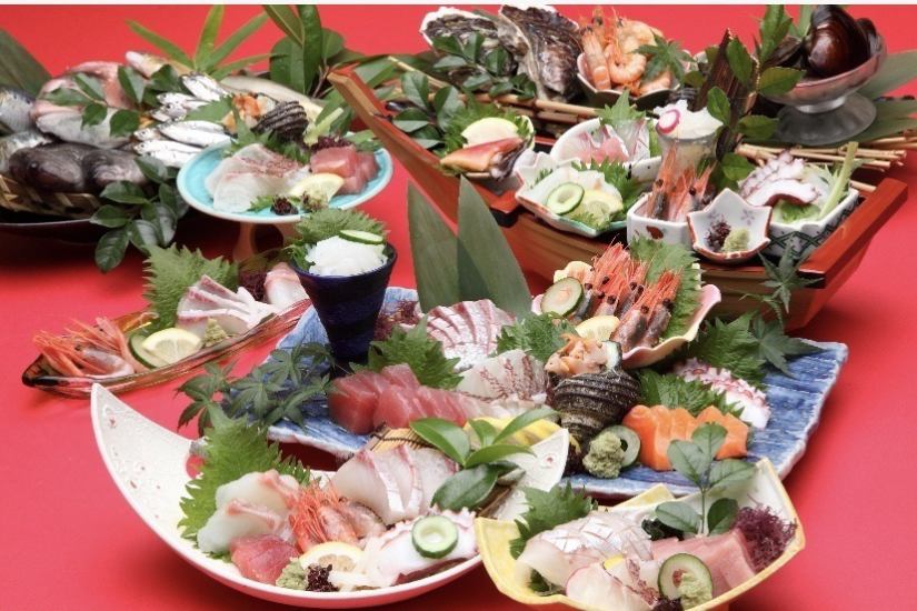 신선도 발군의 해산물을 일본의 장인 기술에 의해 최고로 맛있는 요리로!