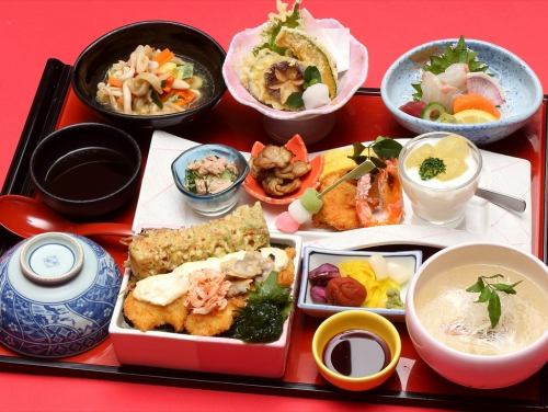葵御膳（包含海藻饭和鲷鱼汤）