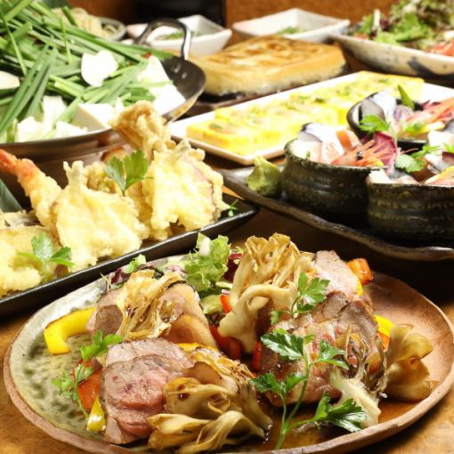  ★生付き2時間飲み放題★全12品【ぶあいそコース】6,000円→5,000円（金土5.500円）