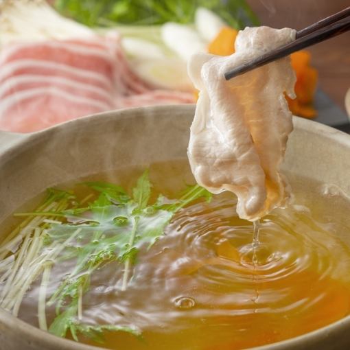 ◆豚しゃぶ付き◆　プレモル生も食飲み放題2時間4.500円→3.500円　（金土祝前日4,000円）