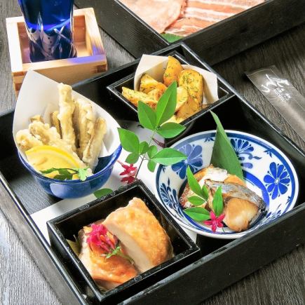 【個別盛り付け】◆夏季限定◆匠の重箱三段重コース ≪全11品≫　4,800円【2時間飲み放題付き】