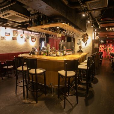 カウンター席×6