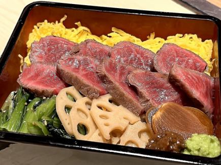 【ランチ★ホットペッパー限定】神戸牛ステーキ重ランチ＋デザート付き♪3200円