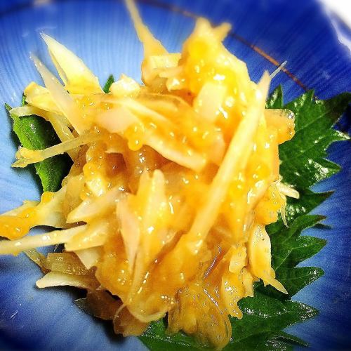 Shark Cartilage Plum Crystal / Changja Cheese Dressing / Deep-fried Satsuma